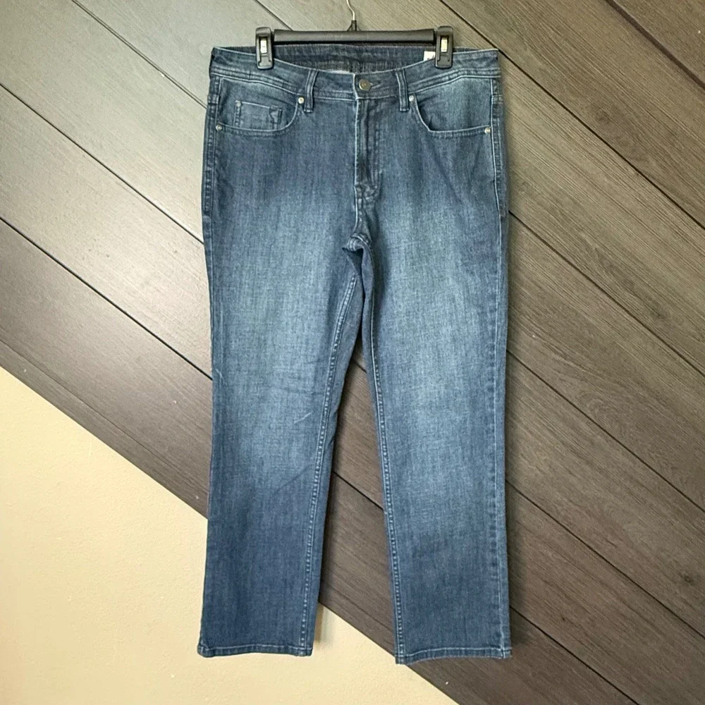 Buffalo David Bitton Jackson-X Straight Stretch Jeans Men' 32x30 Dark Wash NWOT